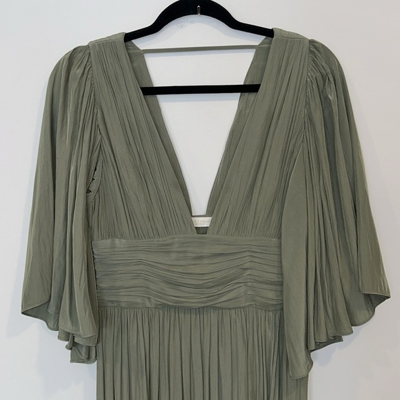 Ramy Brook Kinslie Dress Olive - Picture 2 of 10